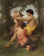Adolphe William Bouguereau Idyll:Family from Antiquity (nn04) oil painting on canvas